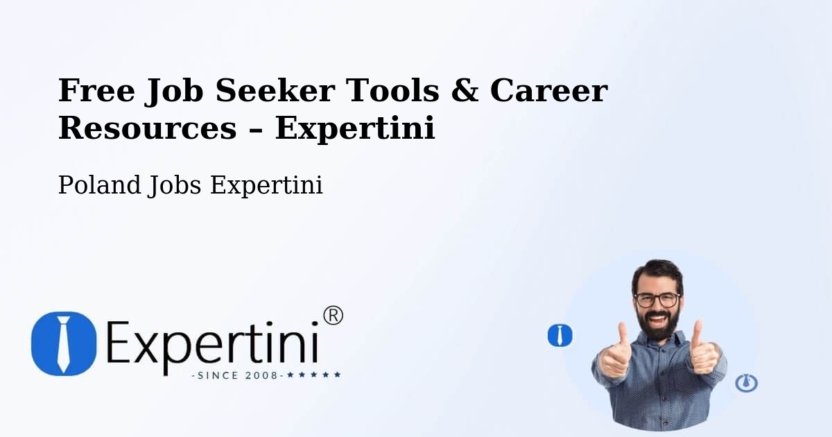 Free Job Seeker Tools & Career Resources – Dopiewo - Dopiewo, Poland Jobs Expertini