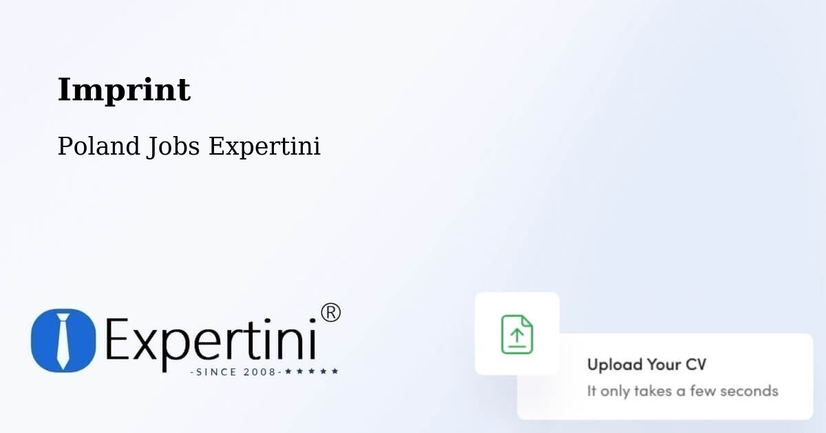 Imprint – Dopiewo - Poland Jobs Expertini