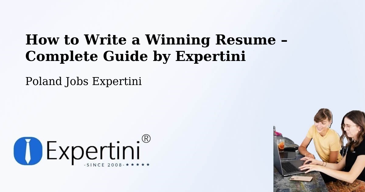 Resume Writing Guide for Job Seekers – Dopiewo - Dopiewo, Poland Jobs Expertini